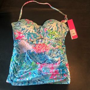 Lilly Pulitzer Size 10 Flamenco Tankini